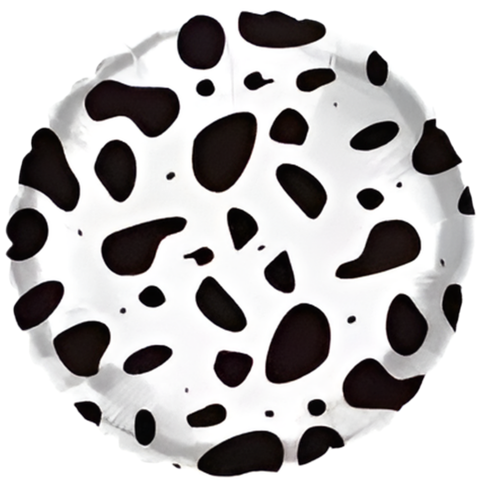 18" Cow Print Foil Balloon